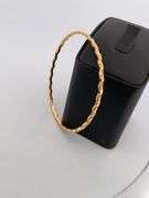 22K YELLOW GOLD BANGLE BRACELET