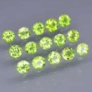 Superb 4.26ct high fire VS Peridot set -UNTREATED!!!