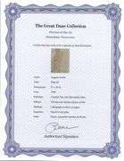 Exclusive Auguste Rodin Lithograph of Watercolor Signed in the Plate, 1949