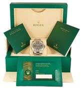 Rolex Date just 126334, 41mm, Diamond Gray Dial, Stainless Steel Men’s Watch