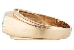 Gents 0.50ct Round Diamond Solitaire Ring in 14K