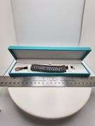 New! +15 ctw all natural sapphire, emerald and diamond  weaved on fabric bracelet