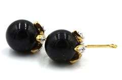 Camrose & Kross Jackie Kennedy gold tone pearl interchanging earrings