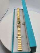 Investment! Gents Signed Italian 18KT Yellow Gold Bracelet with a very fine quality Zambian Emerald 