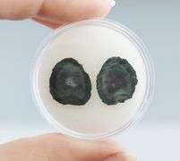 Mesmerizing 14.31ct Tabasco Geode pair