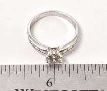 CZ Gemstone Ring in Sterling Silver