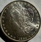 1885 O BU Frosty White Morgan Dollar