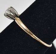 Marvelous 14K Yellow Gold Approx. 0.41CTW Solitaire Diamond Ring