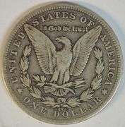 Sharp scarce 1890-CC Morgan Silver Dollar