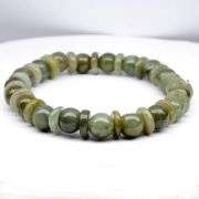 Stunning! 118.63ct natural Jade beaded bracelet