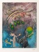 Exclusive Roberto Matta Signed Etching & Aquatint, 1974