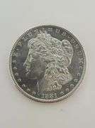 1881-S Morgan Silver Dollar, UNC