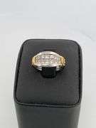 CERTIFIED BRAND NEW PLATINUM AND 18K GOLD DIAMOND BAND / RING