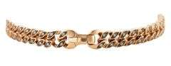 David Yurman 0.71ctw Pave Cognac Diamond Curb Chain Bracelet in 18K