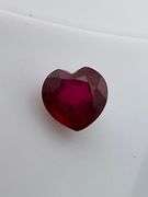 CERTIFIED NATURAL RUBY 2.85 CARAT HEART SHAPE.