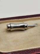 Vintage 14KT White Gold Diamond Pin