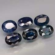 Heavy collection of 7x5mm Sapphires weighing 6.72 carats!