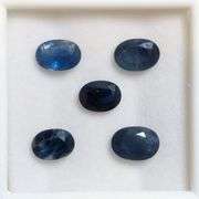 You get 5 Sapphires weighing 6.40 carats in this set!