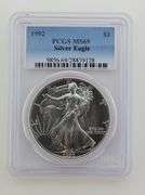 1992 American Silver Eagle, PCGS MS69