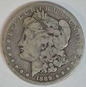 A Rare 1889-CC Morgan Silver Dollar in circ