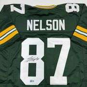 Autographed Jordy Nelson Green Football Jersey