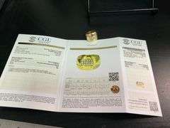 CERTIFIED 'salvini' 18K YELLOW GOLD DIAMOND BAND / RING