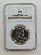 1962 Proof Franklin Half Dollar, NGC PF67