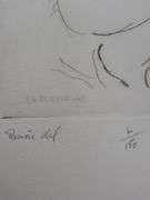 Investment! Very collectable remarkable limited edition Pierre-Auguste Renoir signed in the stone.