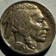 1931 S Near Unc Buffalo Nickel