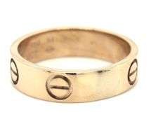 14kt White gold love band