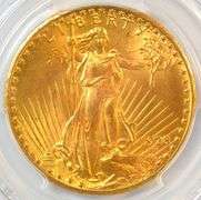 Simply Superb Gem BU 1928 St. Gaudens $20 Gold Piece. PCGS MS65+