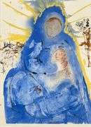 Highly Collectible and Rare Salvador Dali Original Lithograph from the 'Biblia Sacra' Suite