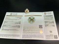 CERTIFIED 18K WHITE AND ROSE GOLD DIAMOND RING