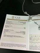 CERTIFIED 18K WHITE GOLD VINTAGE / ANTIQUE DIAMOND AND PEARL NECKLACE