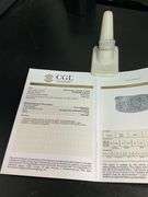 CERTIFIED 14K WHITE GOLD DIAMOND BAND/ RING