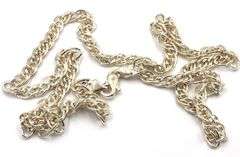 925 Sterling silver fancy link chain necklace