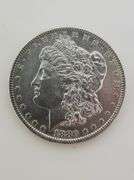 1880-O Morgan Silver Dollar, Cleaned