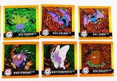 10 Pokémon 1999 Evolution Stickers