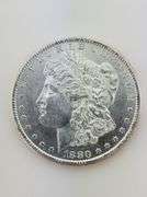 1880-S Morgan Silver Dollar, UNC