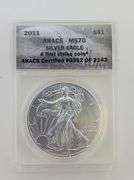 2011 American Silver Eagle, ANACS MS70 First Strike