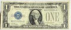 Uncirculated $1 1928 First Series US Small Size Silver Certificate