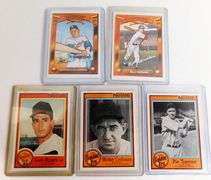 5 Baseball Cards, All Greats