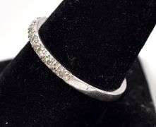 CZ Gemstone Ring in Sterling Silver