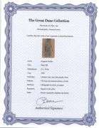 Exclusive Auguste Rodin Lithograph of Watercolor Signed in the Plate, 1949