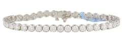 New 8.00ctw Round Diamond Tennis Bracelet in 14K
