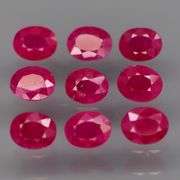Collectors 2.64ct PIGEONS BLOOD Burmese Ruby set!!!