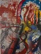 Original plate Signed Salvador Dalí Lithograph from the Romeo & Juliet Rizzoli Edition, Milan 1975