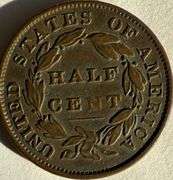 Nice 1834 Half Cent