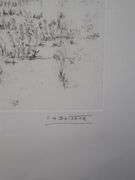 Very rare Remarkabe eoriginal etching hand signed by S.A. Boisecq