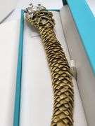 investment! Dragon bracelet !Extremely unique and rare18KT Gold Bejeweled Dragon Bracelet